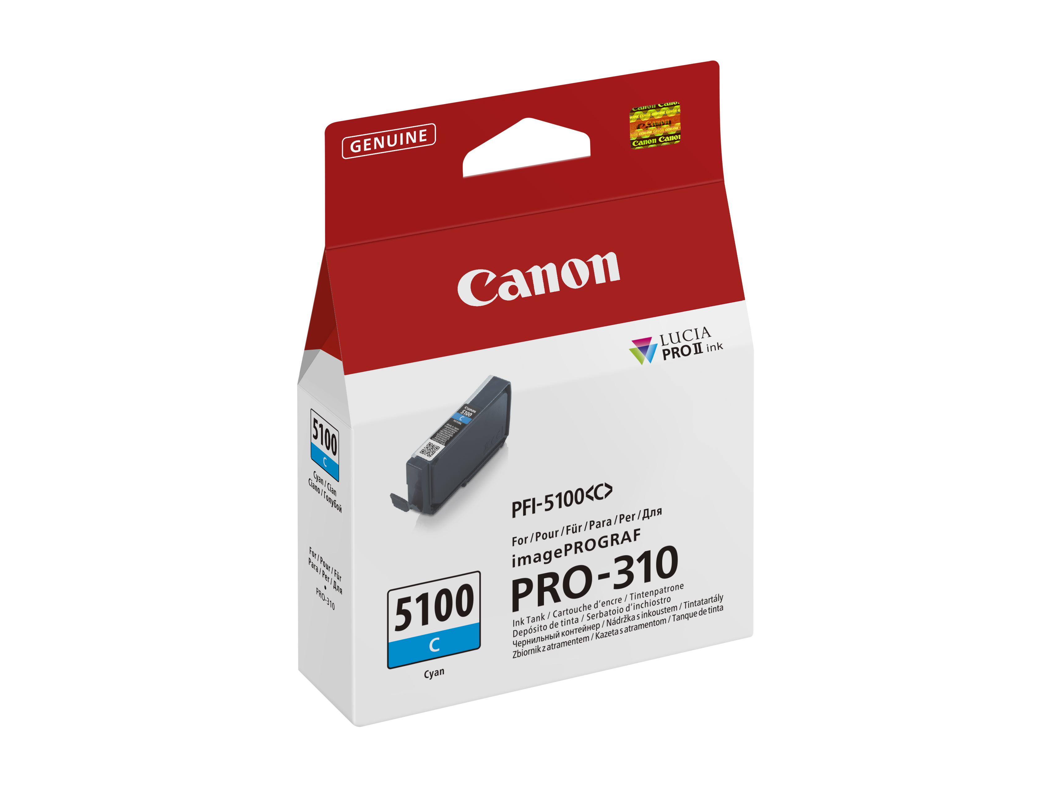 Canon PFI-5100 C - 14.4 ml - Cyan - original