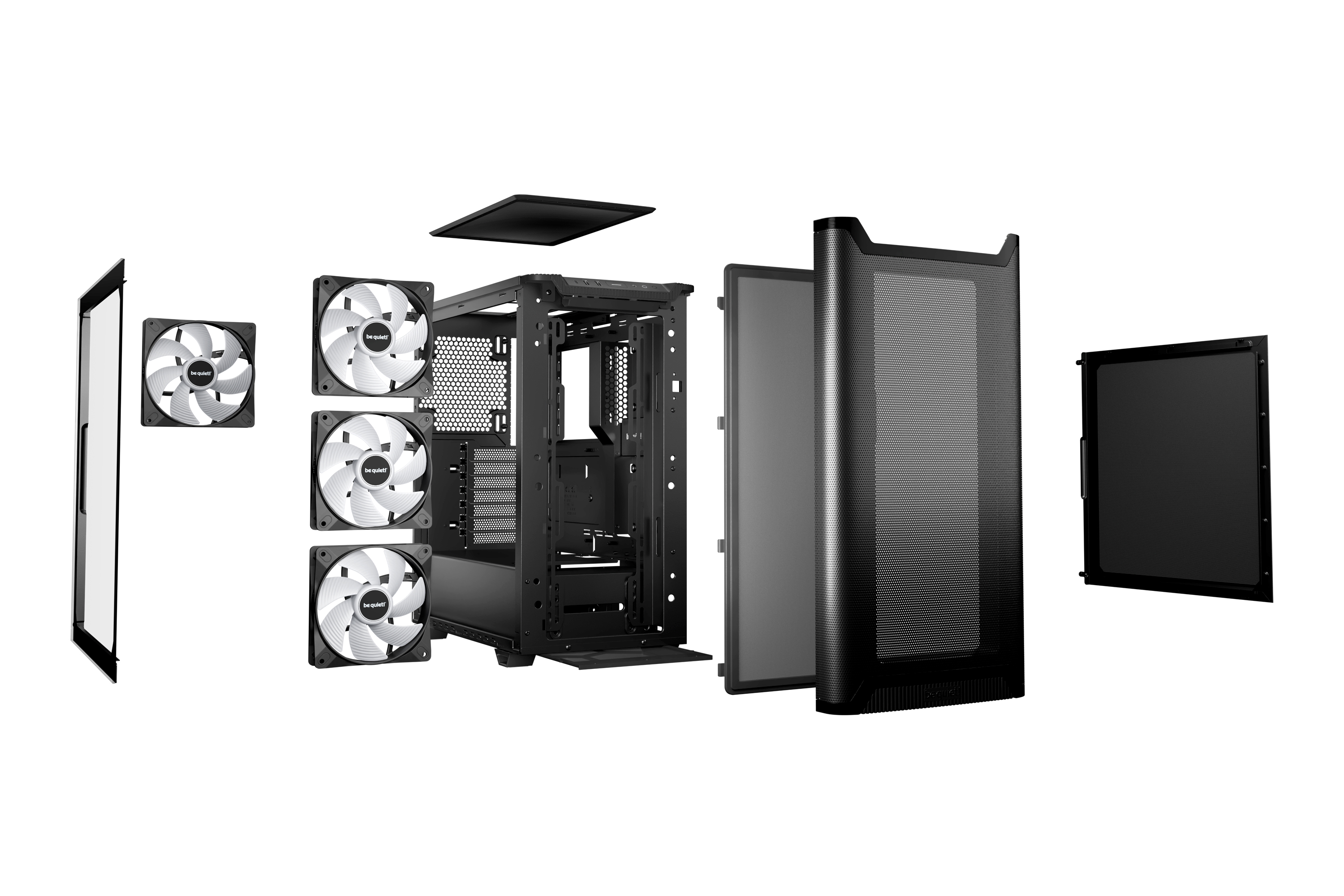Be Quiet! Pure Base 501 LX - Midi-Tower - ATX - Seitenteil mit Fenster (geh�rtetes Glas)