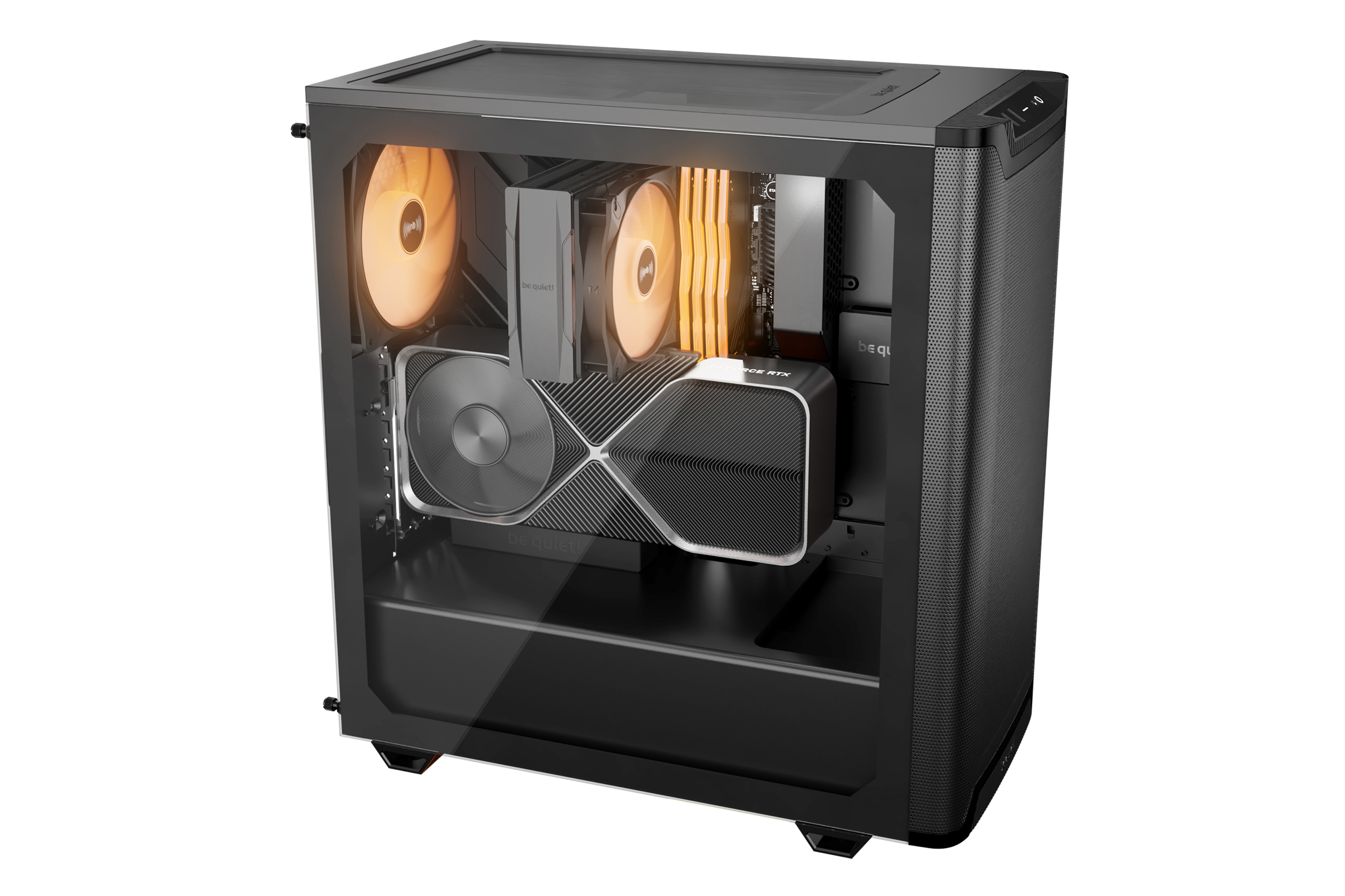 Be Quiet! Pure Base 501 LX - Midi-Tower - ATX - Seitenteil mit Fenster (geh�rtetes Glas)