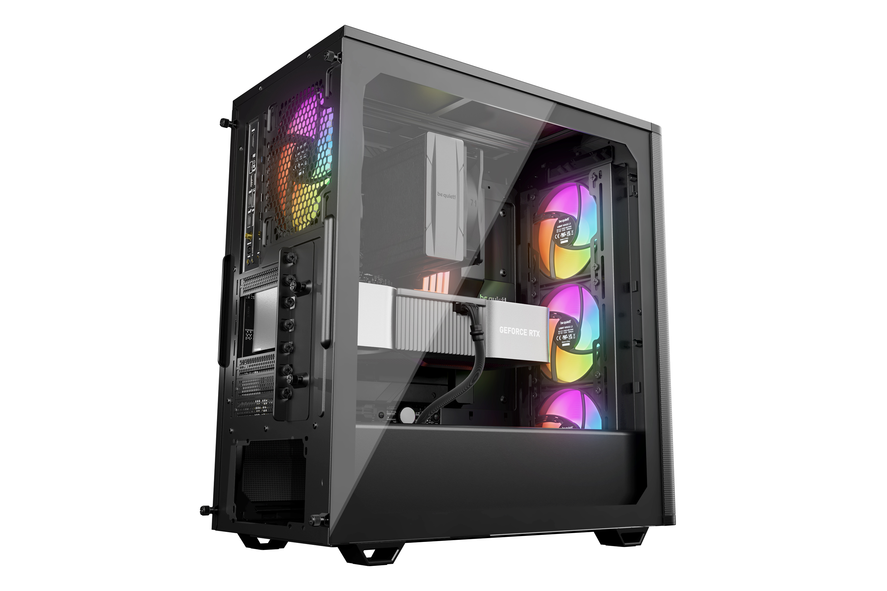 Be Quiet! Pure Base 501 LX - Midi-Tower - ATX - Seitenteil mit Fenster (geh�rtetes Glas)