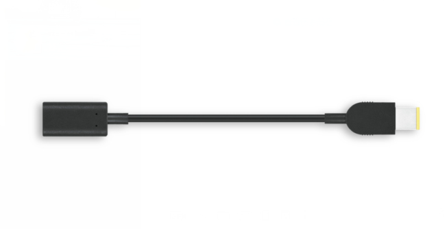 Lenovo USB-C to Slim-tip Cable Adapter - Adapter f�r Power Connector