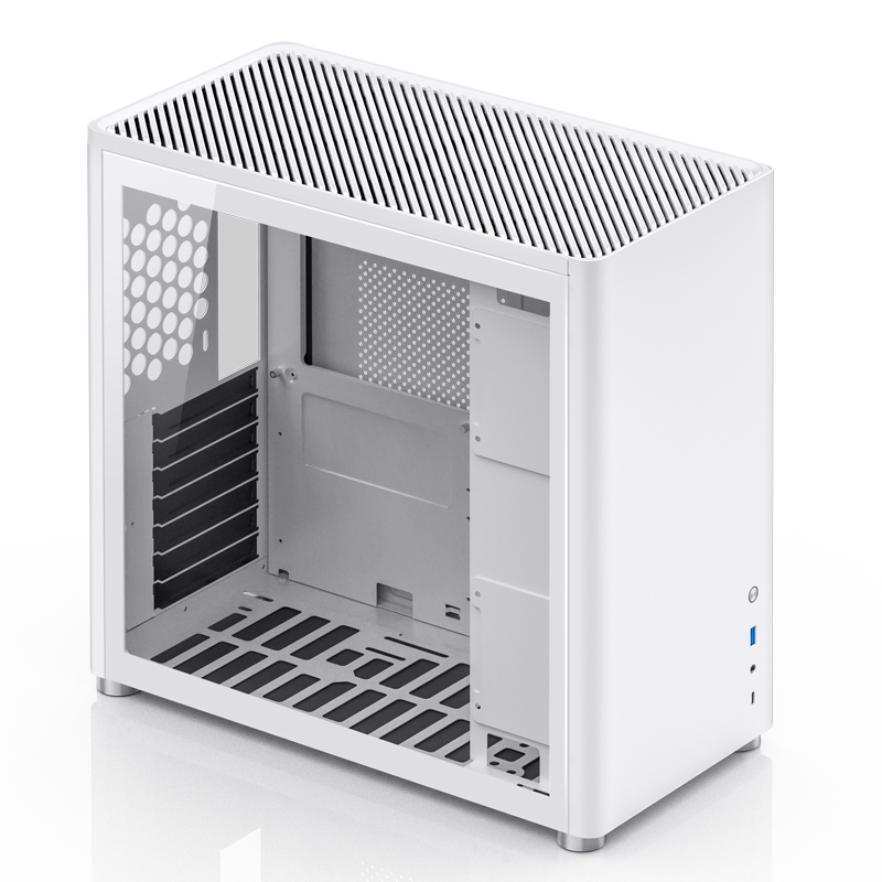 Jonsbo D40 ATX Geh�use Tempered Glass - wei� - Midi/Minitower