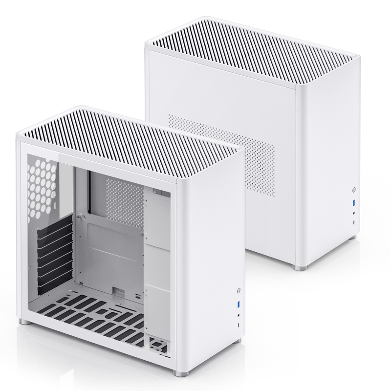 Jonsbo D40 ATX Geh�use Tempered Glass - wei� - Midi/Minitower
