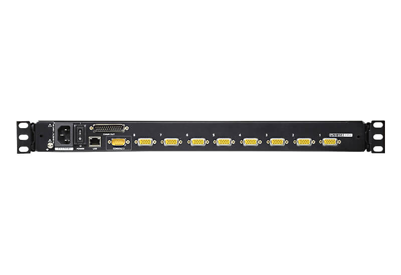 ATEN CL5708IM - 1280 x 1024 Pixel - Eingebauter Ethernet-Anschluss - SXGA - Rack-Einbau - 27,7 W - 1U