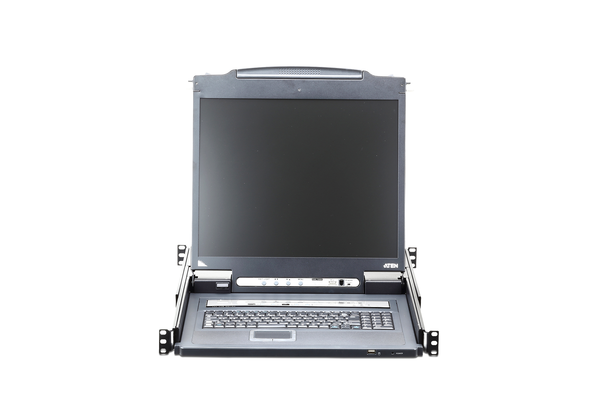 ATEN CL5708IM - 1280 x 1024 Pixel - Eingebauter Ethernet-Anschluss - SXGA - Rack-Einbau - 27,7 W - 1U