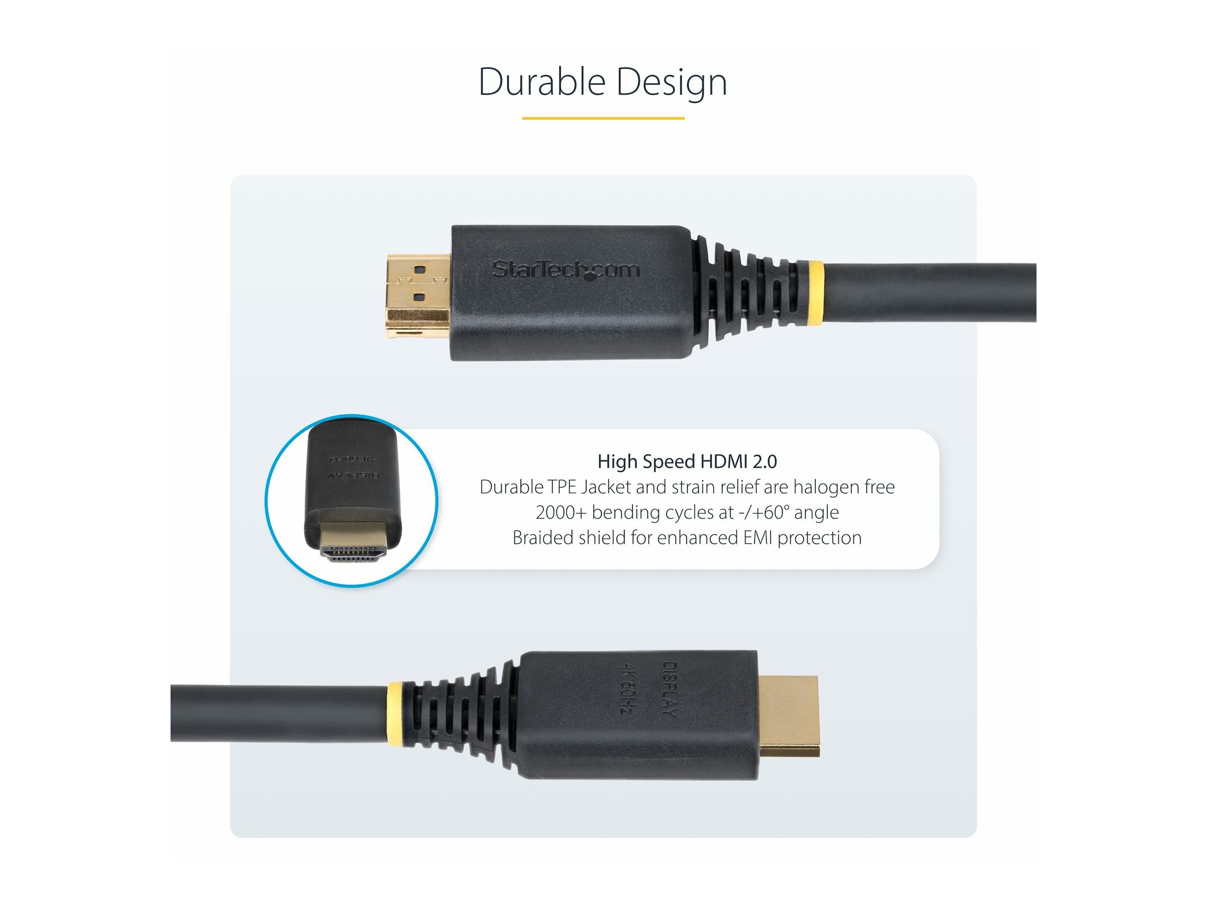 StarTech.com 10m (32.8ft) Active High Speed HDMI Cable, 4K60Hz