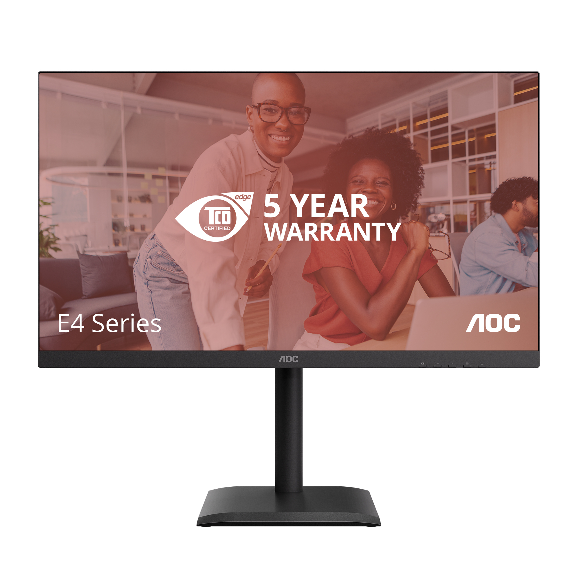 AOC E4 U27E4CV computer monitor 68.6 cm (27) 3840 x 2160 pixels 4K Ultra HD LED Black