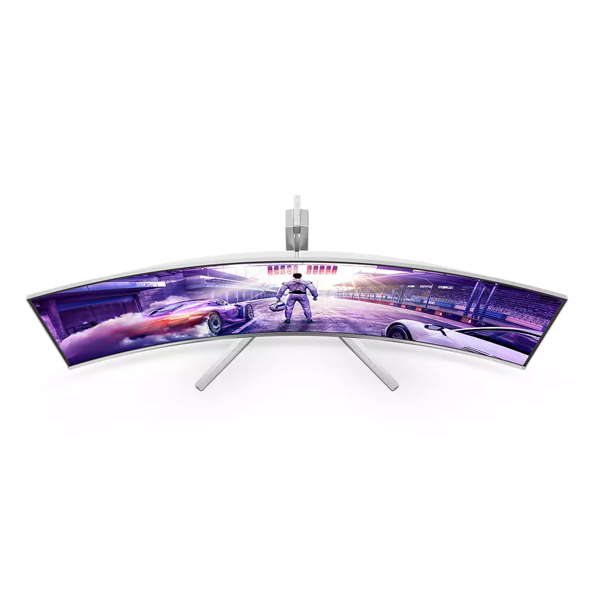 Philips Evnia 8000 49M2C8900L/00 pantalla para PC 124,2 cm (48.9) 5120 x 1440 Pixeles Dual QHD QD-OLED Blanco