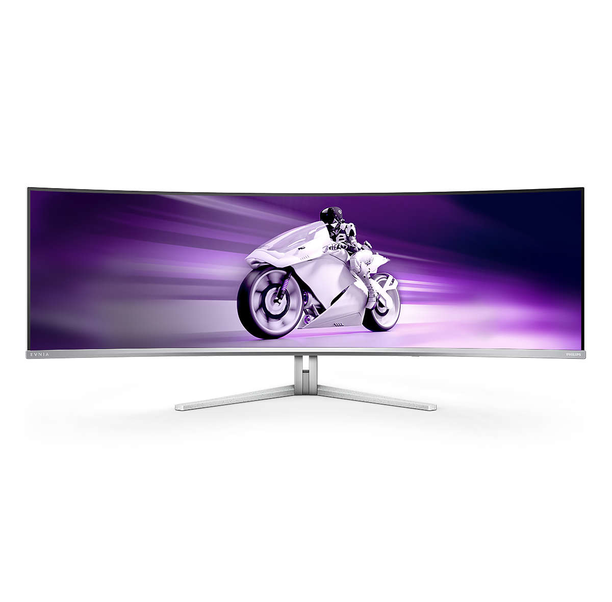 Philips Evnia 8000 49M2C8900L/00 computer monitor 124.2 cm (48.9) 5120 x 1440 pixels Dual QHD QDOLED White