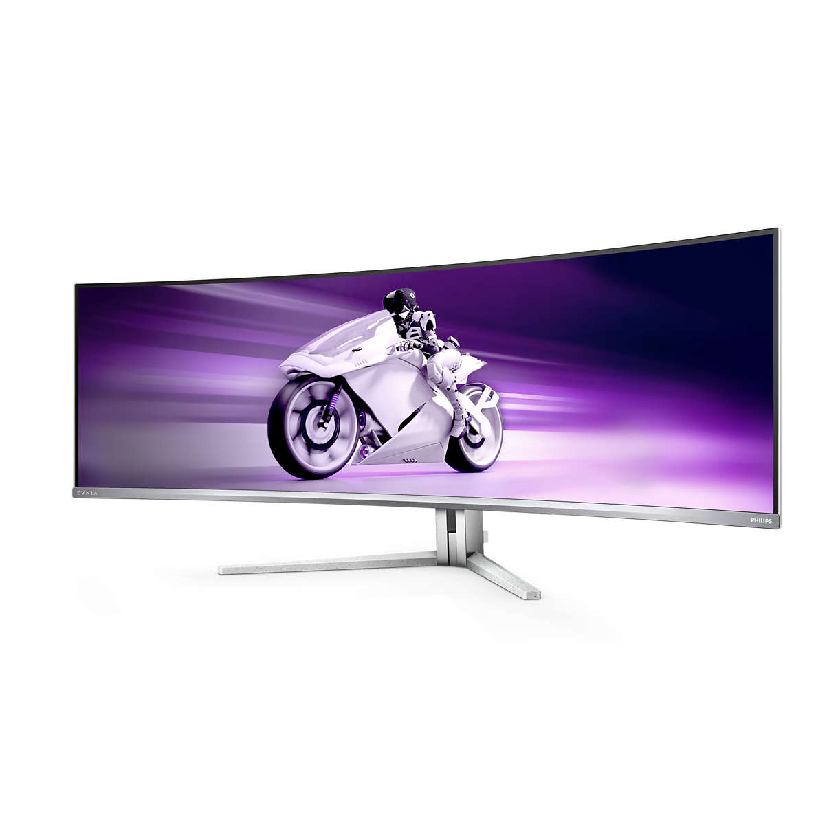 Philips Evnia 8000 49M2C8900L/00 pantalla para PC 124,2 cm (48.9) 5120 x 1440 Pixeles Dual QHD QDOLED Blanco