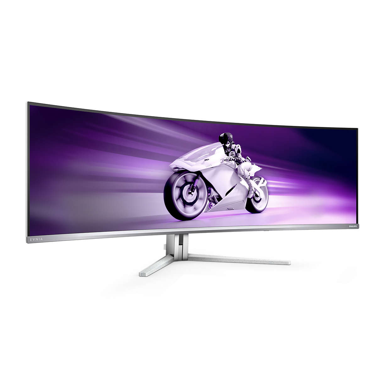 Philips Evnia 8000 49M2C8900L/00 pantalla para PC 124,2 cm (48.9) 5120 x 1440 Pixeles Dual QHD QDOLED Blanco