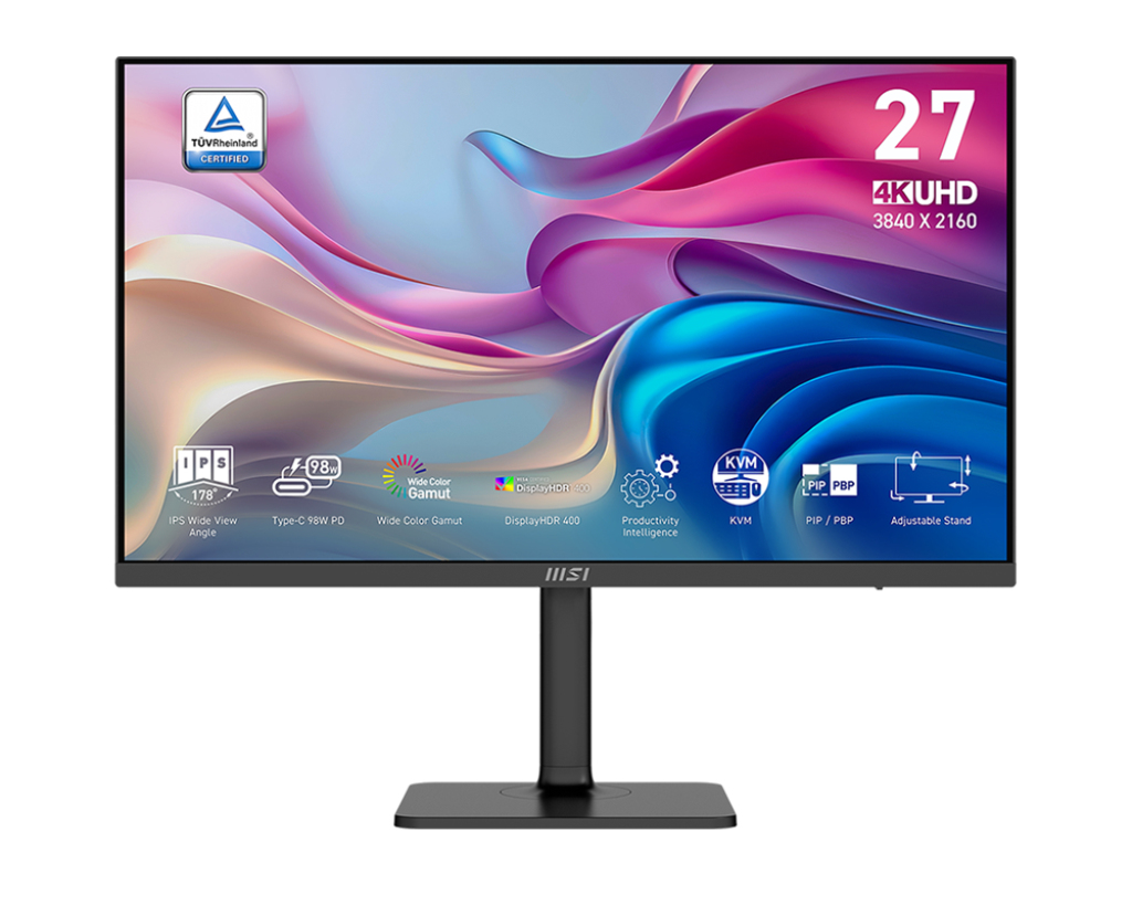 MSI MODERN MD272UPHGDE Monitor PC 68,6 cm (27) 3840 x 2160 Pixel 4K Ultra HD Nero