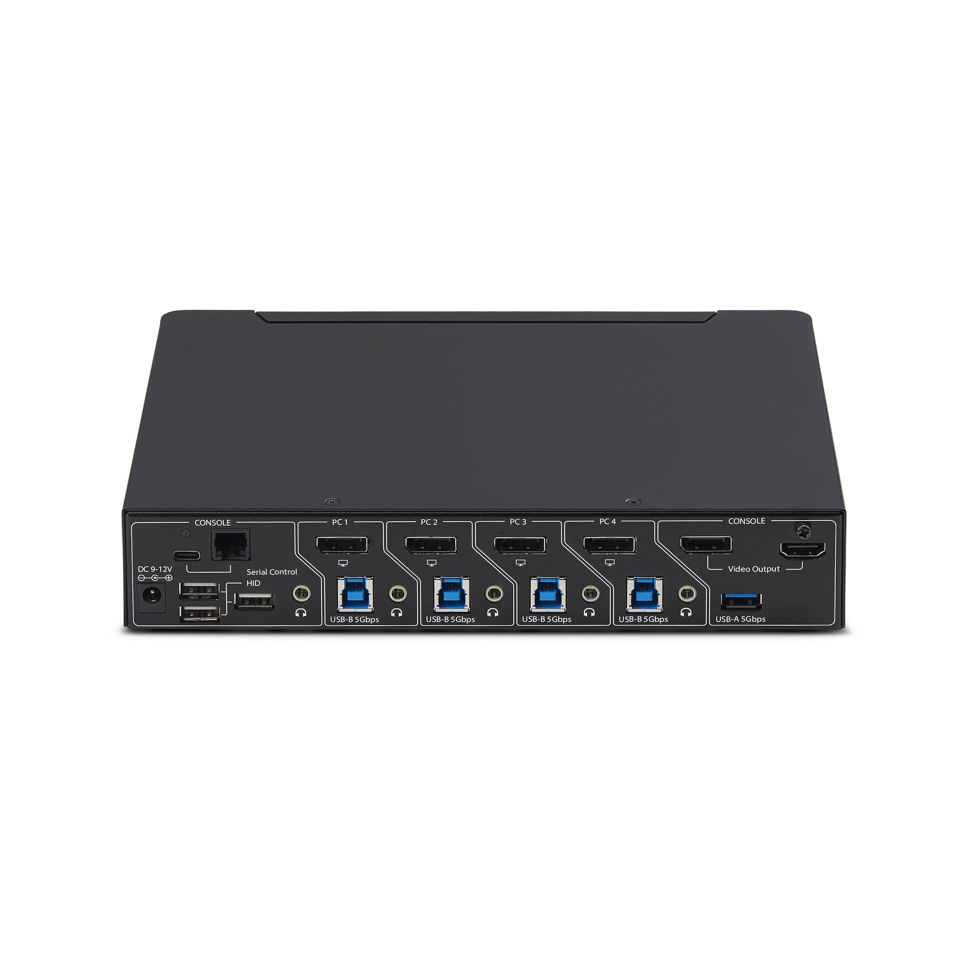 StarTech.com Switch KVM de 4 Puertos DisplayPort con Mouse Roaming - KVM con Funci�n de Rat�n Itinerante - Multiview - Imagen en Imagen - 4K60 - Hub USB 3.0 - Control por Teclas de Acceso R�pido - TAA
