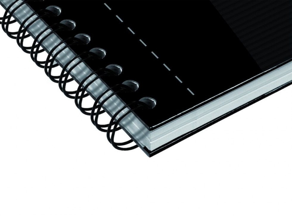 Oxford Essentials - Muster - Schwarz - A4+ - 70 Bl�tter - 90 g/m� - Kariertes Papier