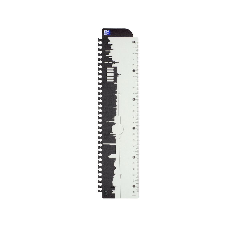 Oxford Essentials - Muster - Schwarz - A4+ - 70 Bl�tter - 90 g/m� - Kariertes Papier