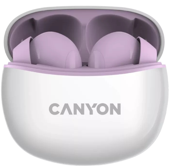 Canyon TWS-5 Auricolare Wireless In-ear Chiamate/Musica/Sport/Tutti i giorni USB tipo-C Bluetooth Viola