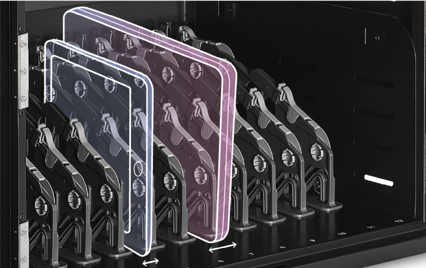 AVer X12 Portable device management cabinet Black