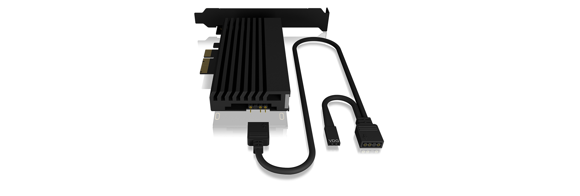 ICY BOX IB-PCI224M2-ARGB scheda di interfaccia e adattatore Interno M.2