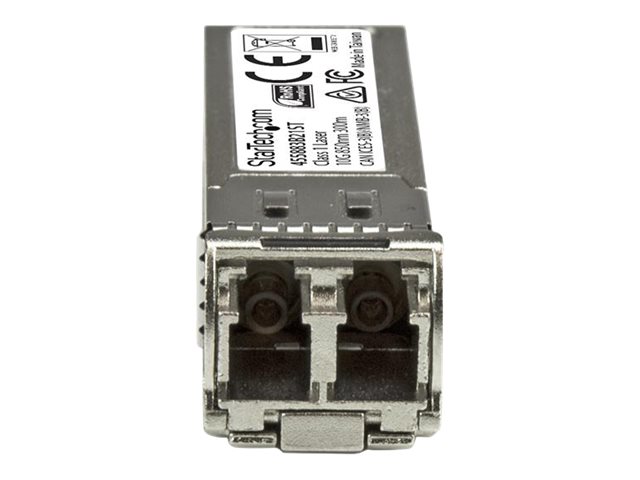 StarTech.com Mdulo Transceptor SFP+ Compatible con HPE 455883-B21 - 10GBASE-SR - Fibra Multimodo 10GbE - SFP+ Ethernet Gigabit 10Gb - LC 300m - 850nm - HPE 6120XG, 6120G, Flex Fabric