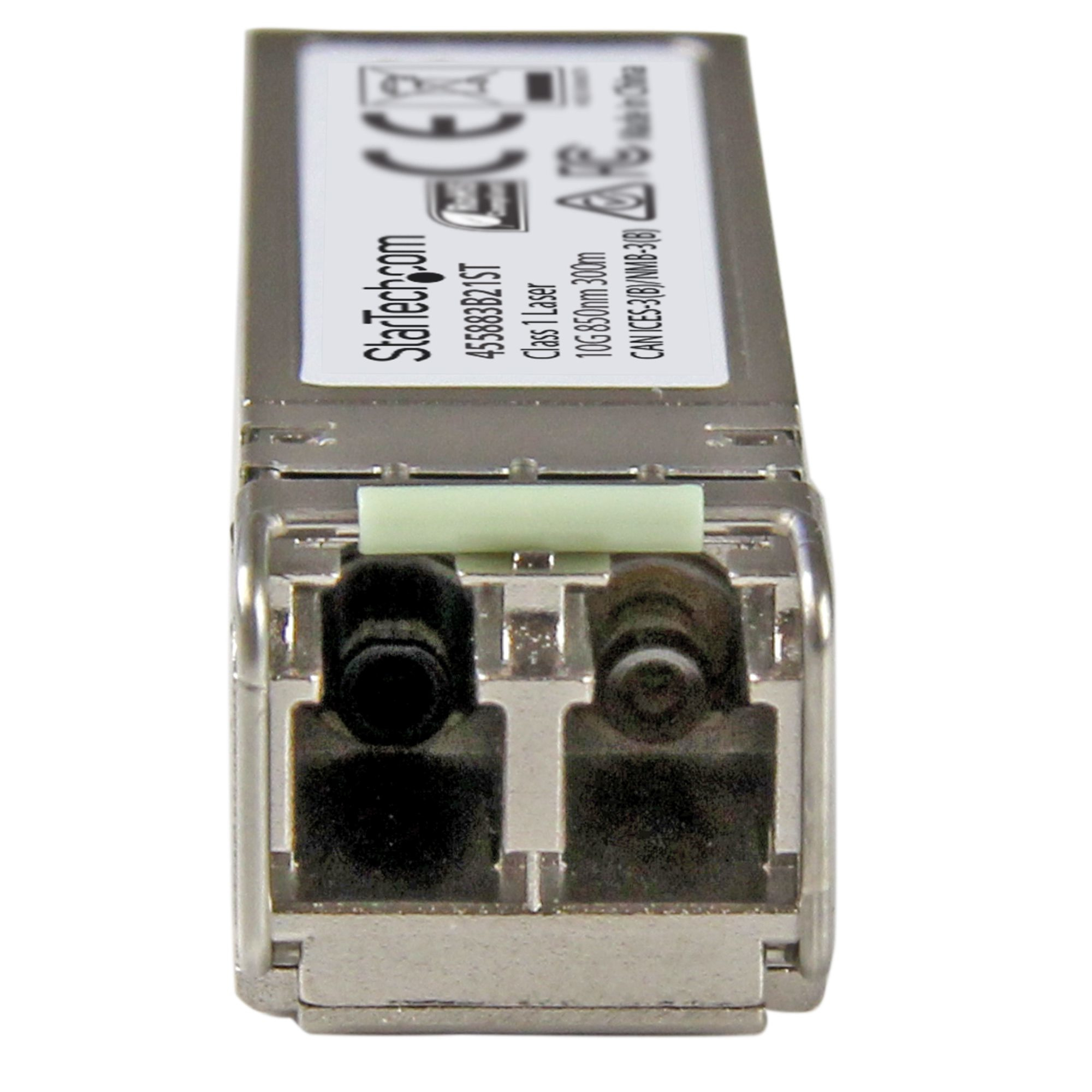StarTech.com Mdulo Transceptor SFP+ Compatible con HPE 455883-B21 - 10GBASE-SR - Fibra Multimodo 10GbE - SFP+ Ethernet Gigabit 10Gb - LC 300m - 850nm - HPE 6120XG, 6120G, Flex Fabric