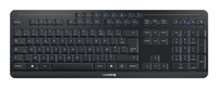 CHERRY Stream keyboard ultimate clavier maison/bureau USB + RF Wireless + Bluetooth AZERTY Fran�ais Noir