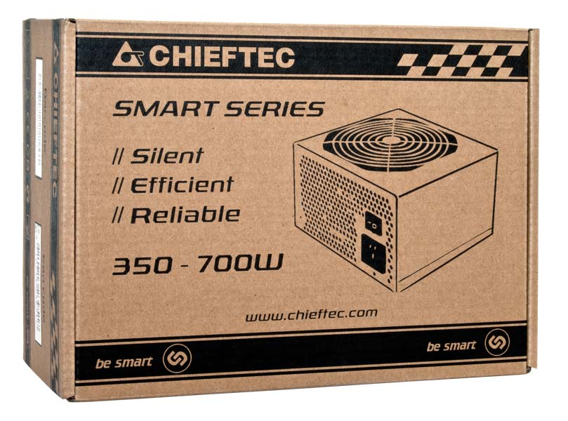 Chieftec Smart GPS-700A8 alimentatore per computer 700 W 20+4 pin ATX PS/2 Nero