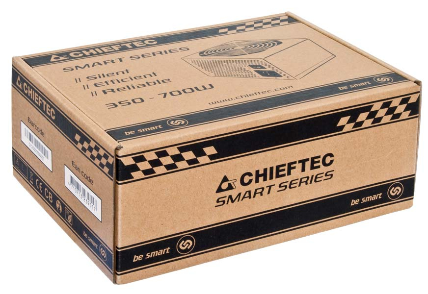 Chieftec Smart GPS-700A8 alimentatore per computer 700 W 20+4 pin ATX PS/2 Nero