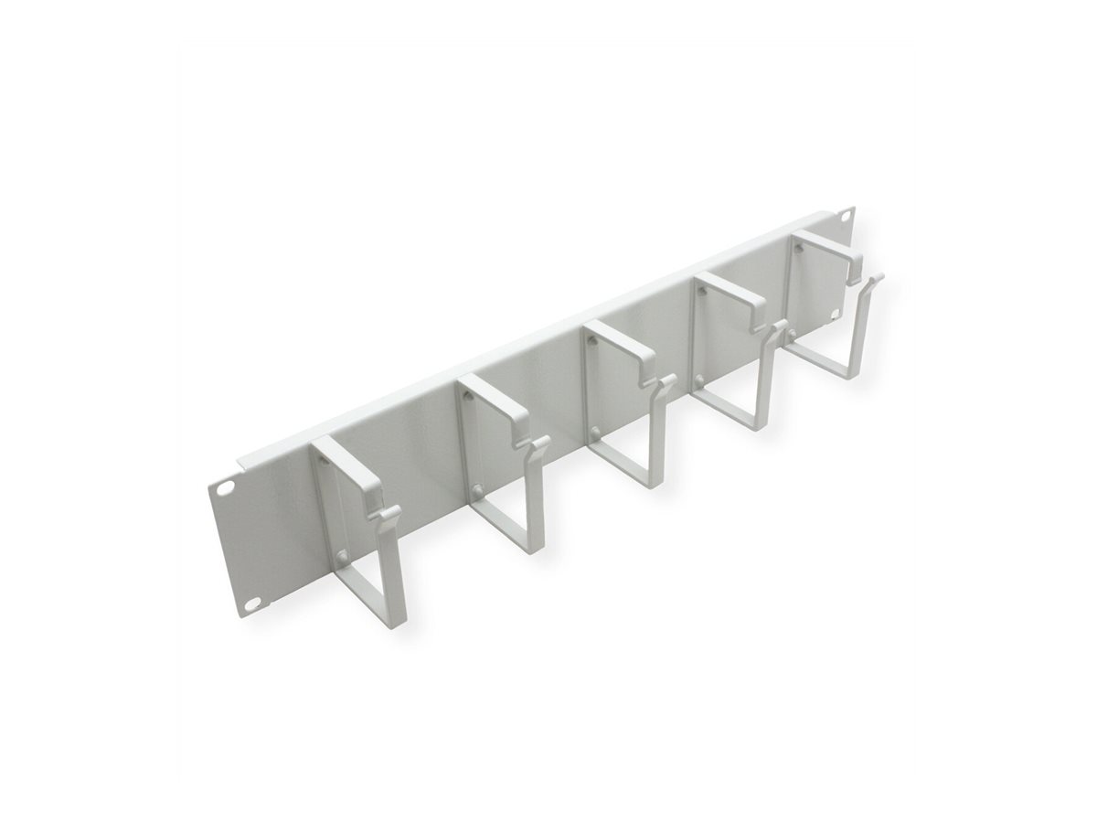 ROLINE Patch Panel - 85 x 60 mm - Hellgrau, RAL 7035 - 2U - 48.3 cm (19)