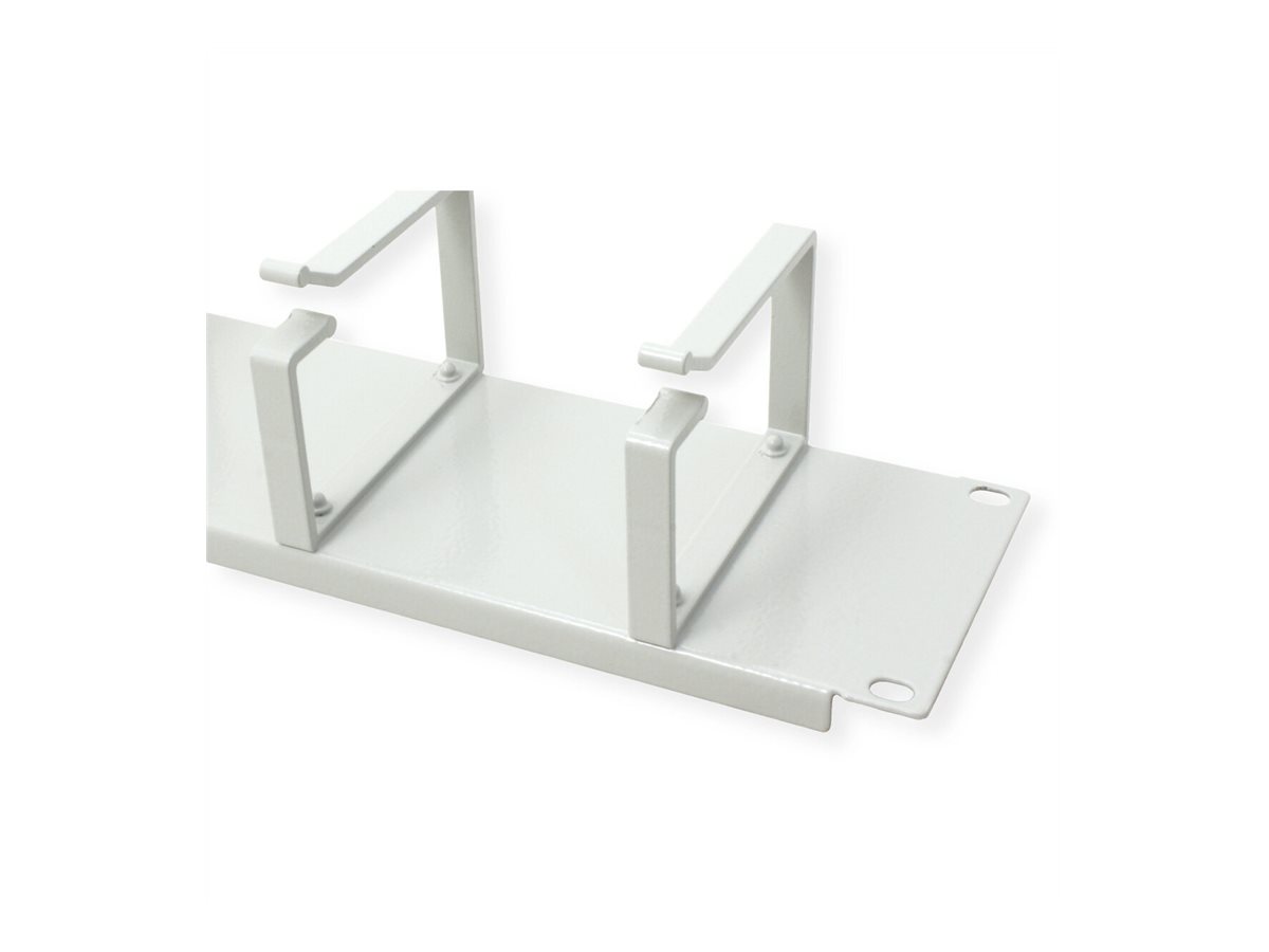 ROLINE Patch Panel - 85 x 60 mm - Hellgrau, RAL 7035 - 2U - 48.3 cm (19)