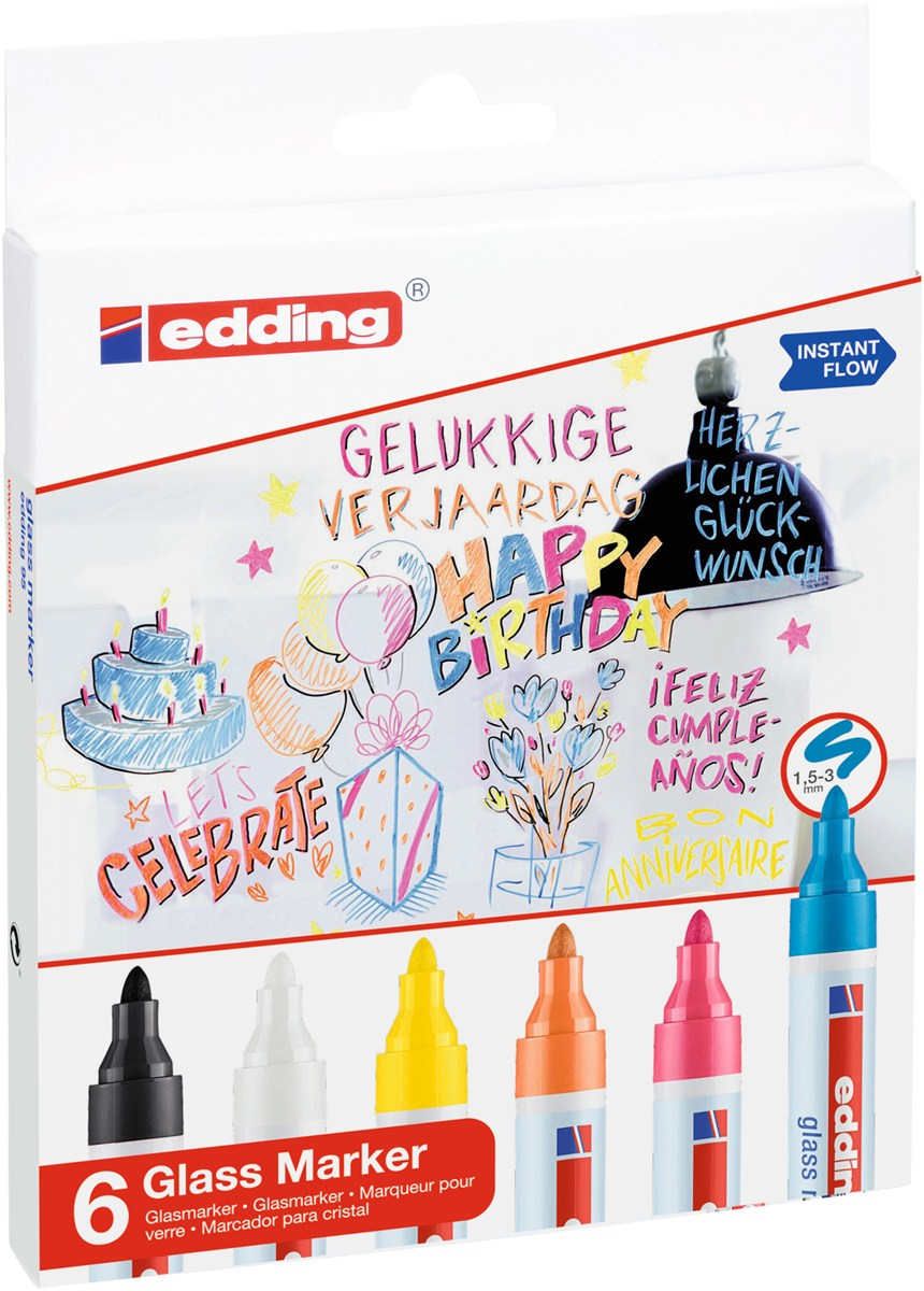 Edding 4500 Textile Marker, Black