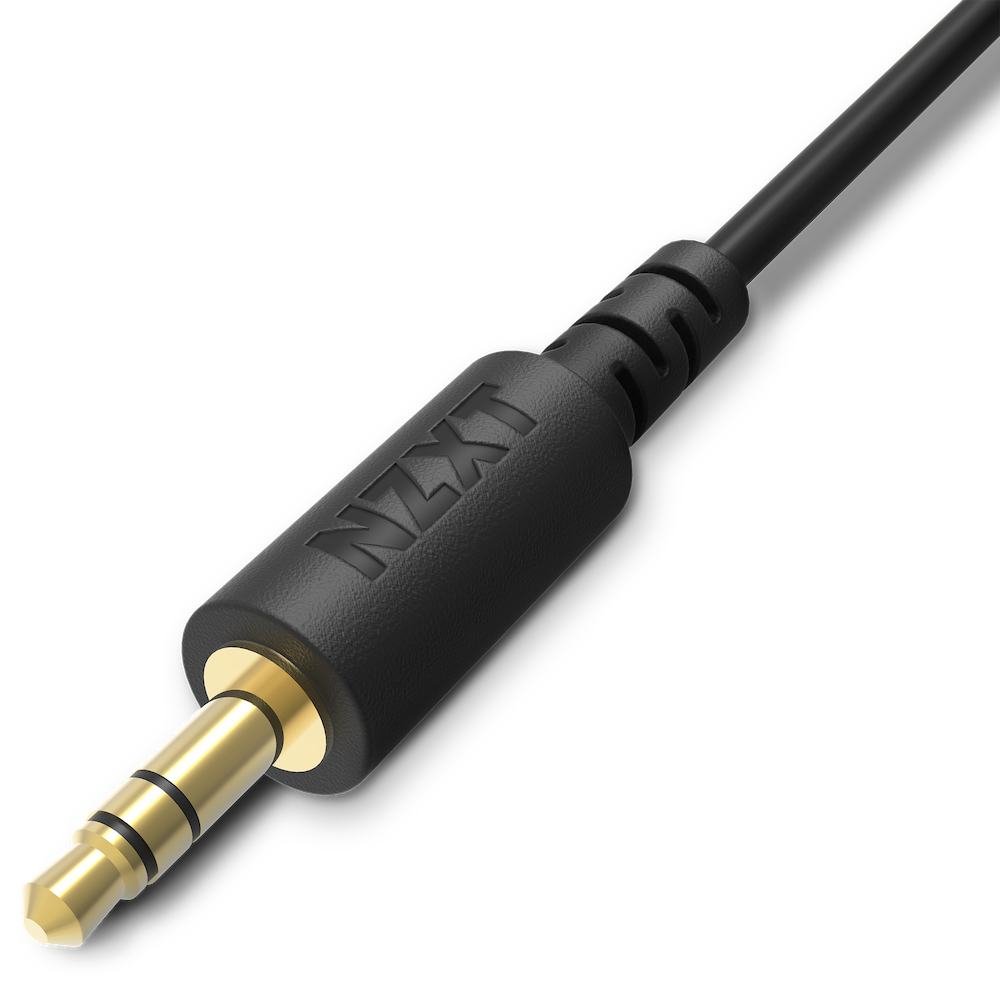 NZXT ST-ACCC1-WW cable de audio 2 m 2 x 3.5mm 3.5mm TRRS Negro