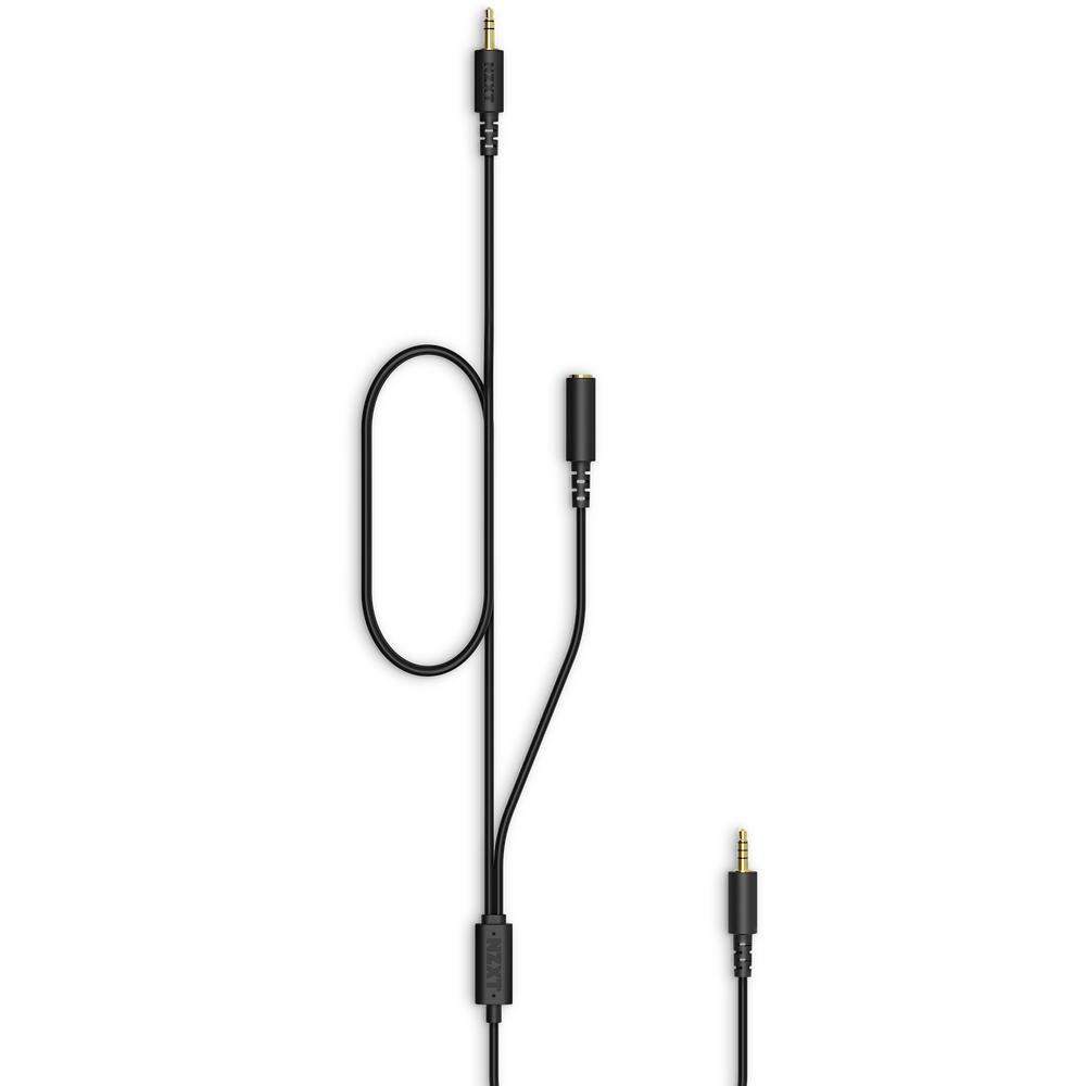 NZXT ST-ACCC1-WW cable de audio 2 m 2 x 3.5mm 3.5mm TRRS Negro