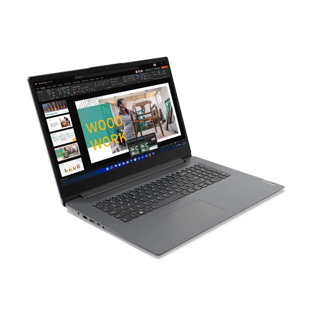 Lenovo V17 G4 IRU Intel� Core i3 i3-1315U Port�til 43,9 cm (17.3) Full HD 8 GB DDR4-SDRAM 512 GB SSD Wi-Fi 6 (802.11ax) Windows 11 Home Alem�n Gris