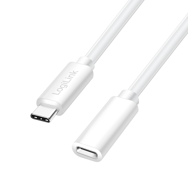 LogiLink CU0220 USB cable USB 2.0 1 m USB C 0.48 Gbit/s 100 W White