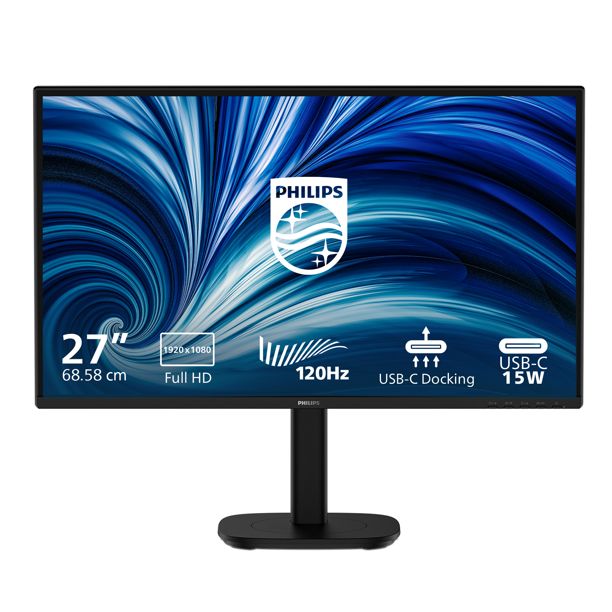Philips 3000 series 27B2U3301/00 computer monitor 68.6 cm (27) 1920 x 1080 pixels Full HD LCD Black