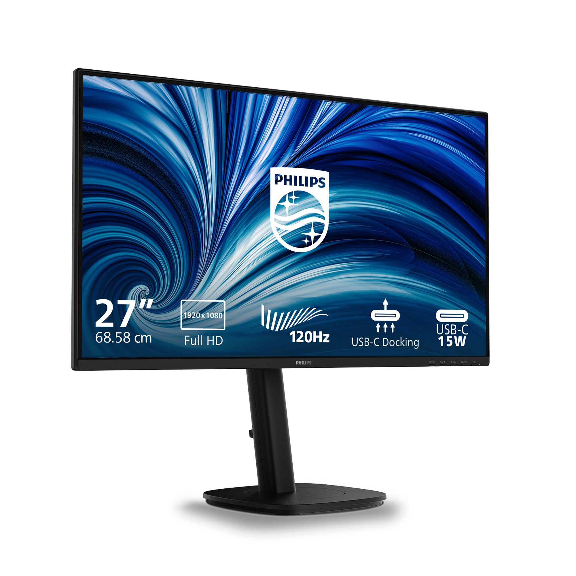 Philips 3000 series 27B2U3301/00 computer monitor 68.6 cm (27) 1920 x 1080 pixels Full HD LCD Black