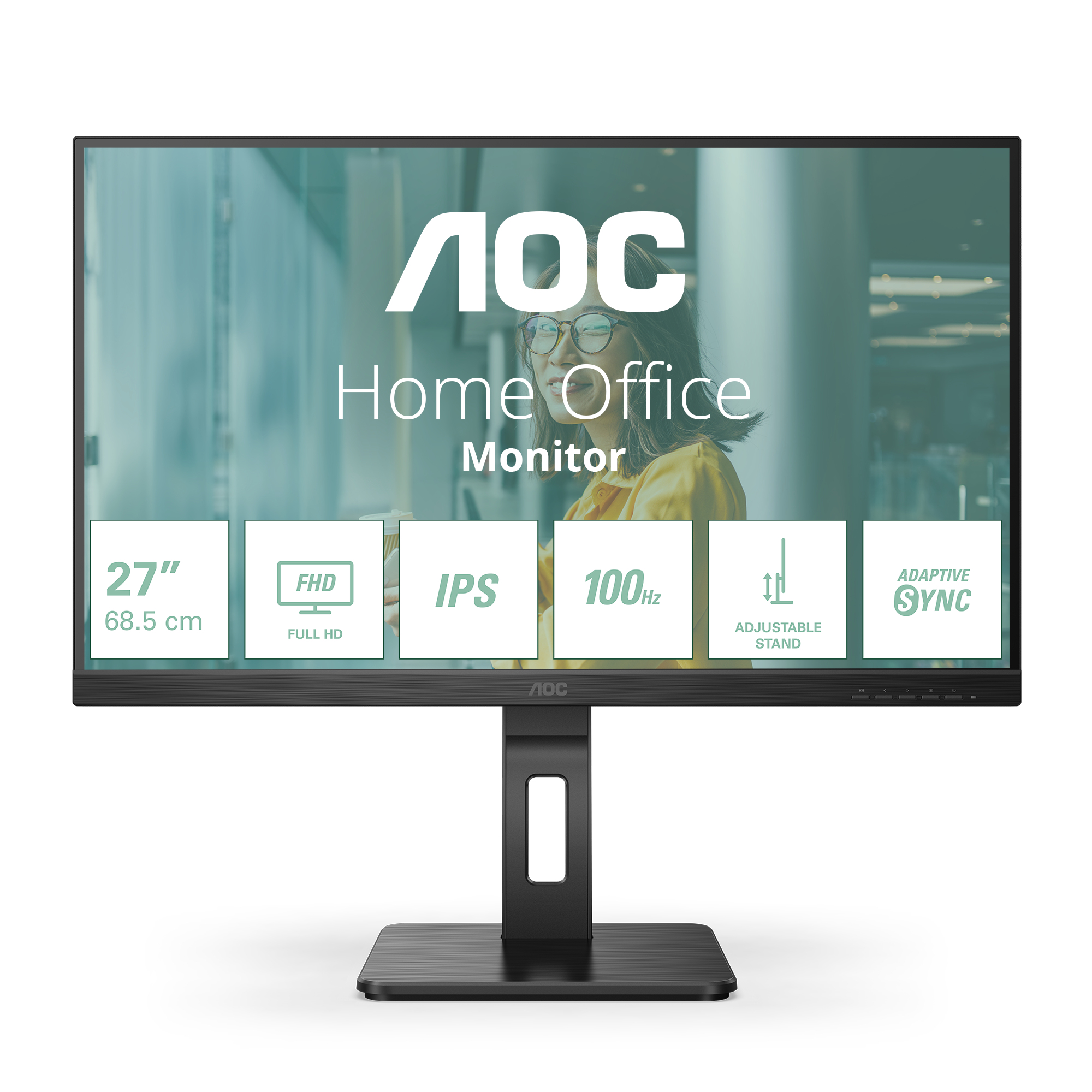 AOC 27P2Q - LED-Monitor - 68.6 cm (27) - 1920 x 1080 Full HD (1080p)