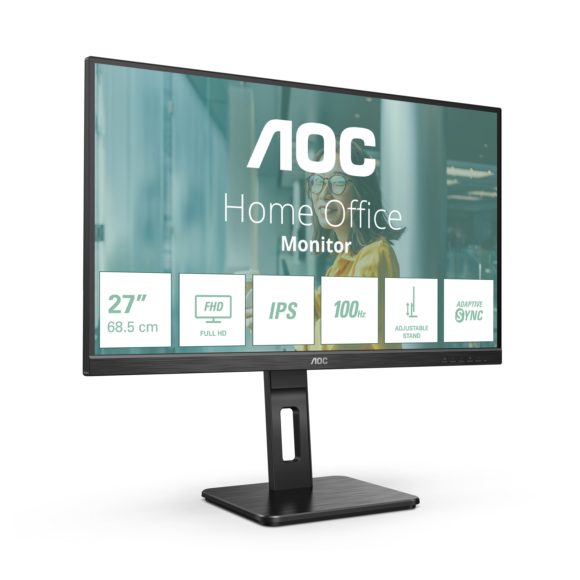AOC 27P2Q - LED-Monitor - 68.6 cm (27) - 1920 x 1080 Full HD (1080p)