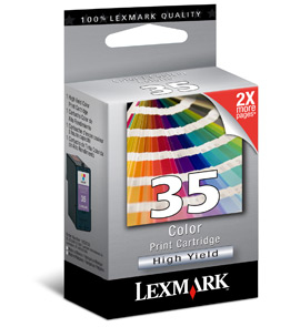 Lexmark 35 High Yield Colour Print Cartridge ink cartridge Original Cyan, Magenta, Yellow
