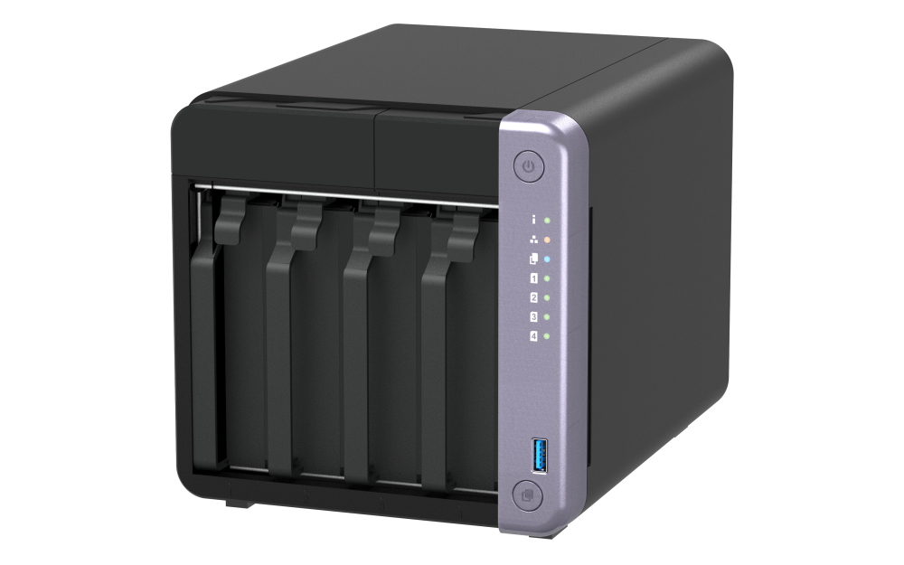 QNAP TS-432X-4G server NAS e di archiviazione Tower Alpine Alpine AL-524 4 GB DDR4 QNAP QTS Nero