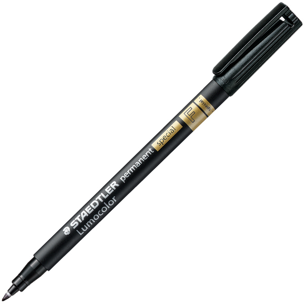 Staedtler Lumocolor special 319 marcatore permanente Punta sottile Nero 1 pz