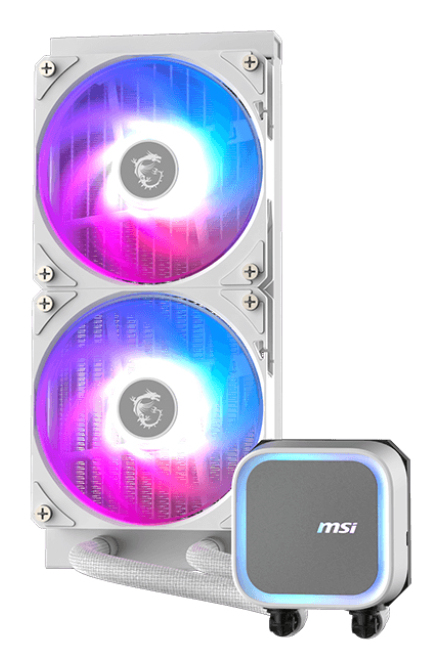 MSI MAG CORELIQUID A13 240 WHITE sistema de refrigeraci�n para ordenador Placa base, Procesador Sistema de refrigeraci�n l�quida todo en uno 12 cm Blanco 1 pieza(s)