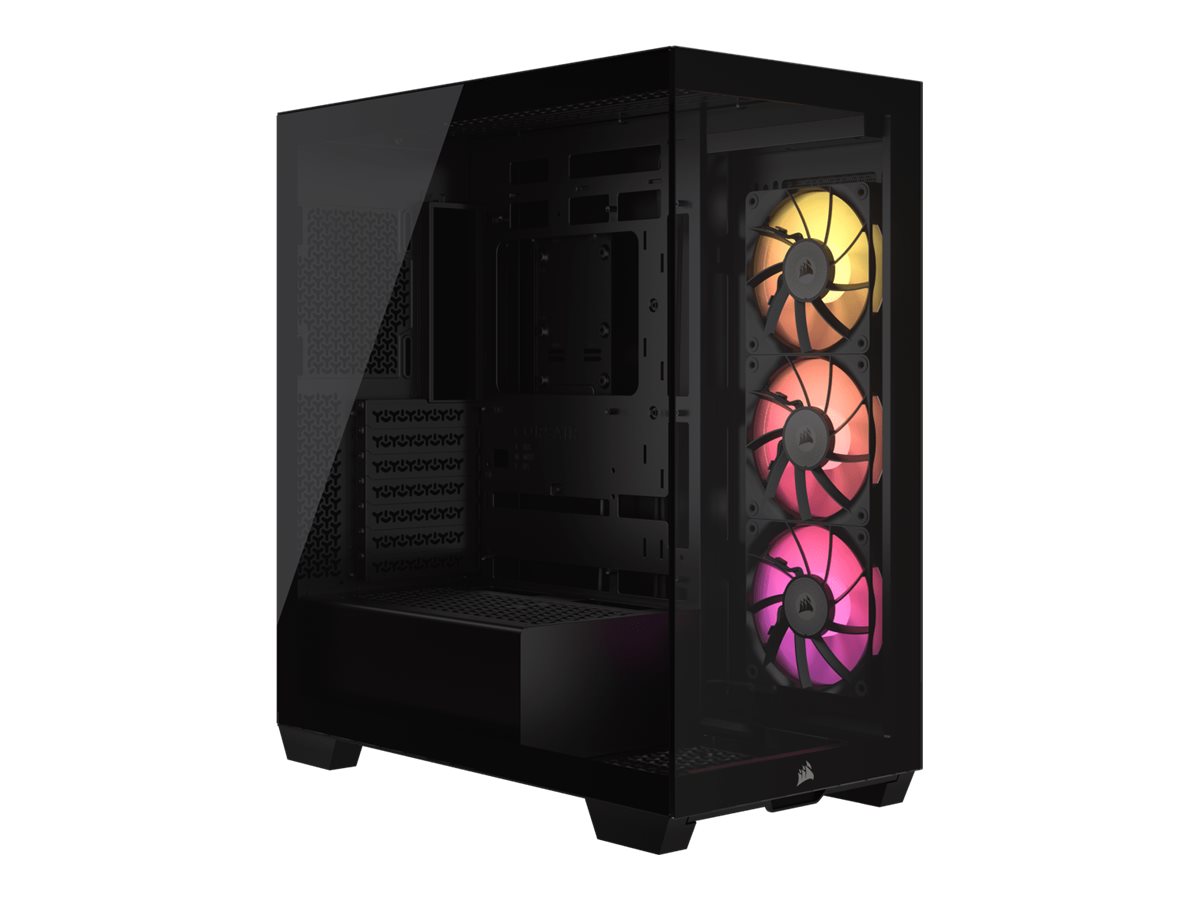 Corsair Case iCUE 3500X RGB Midi TG black BTF+ZERO