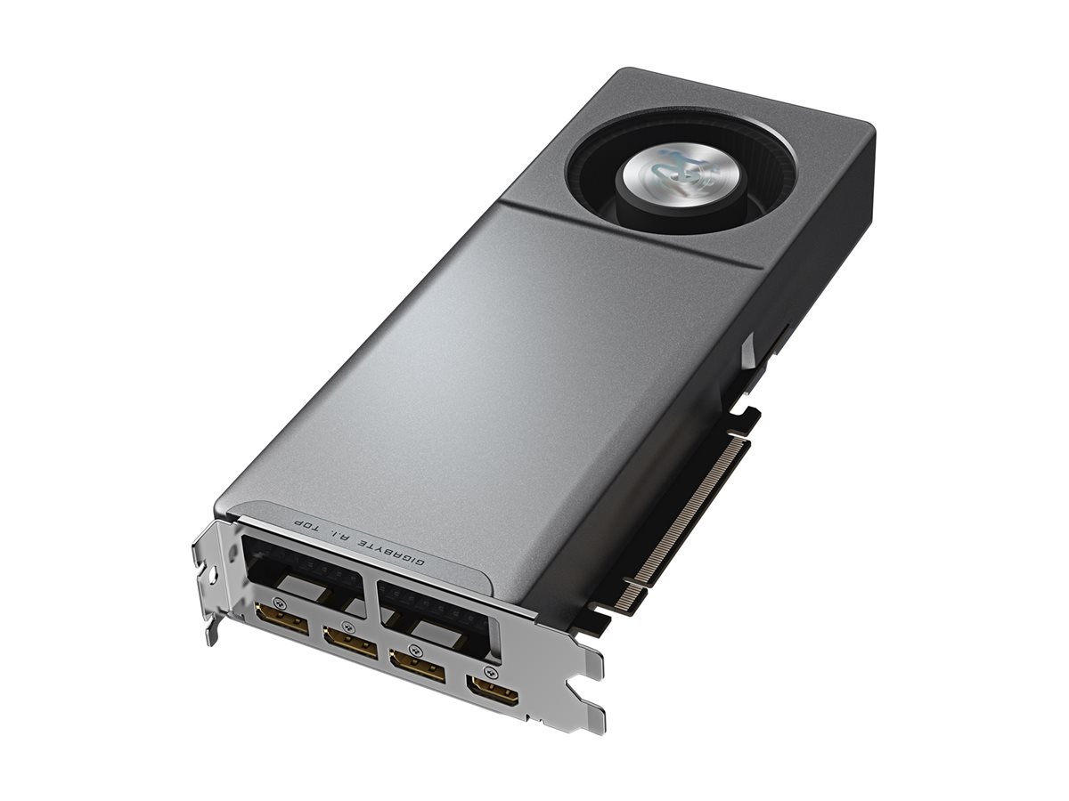 GIGABYTE Radeon AI PRO R9700 AI TOP 32G Graphics Card- 32GB GDDR6, 256 bit, PCI-E 5.0, 2920MHz Core Clock, 3 x DP, 1 x HDMI, GV-R9700AI TOP-32GD