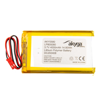 Akyga LP805080 Akkupack x Spezial-Akku LiPo 3.7 V 4000 mAh