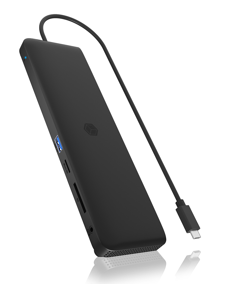 ICY BOX 11-in-1 Mobile DockingStation with Triple Video Output