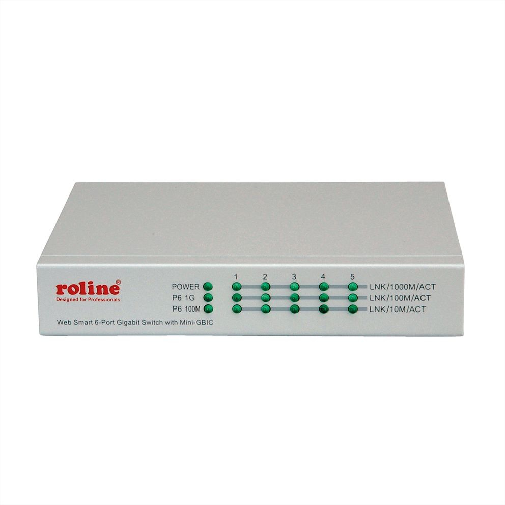 ROLINE 21.14.3523 - Managed - Gigabit Ethernet (10/100/1000) - Vollduplex - Wandmontage