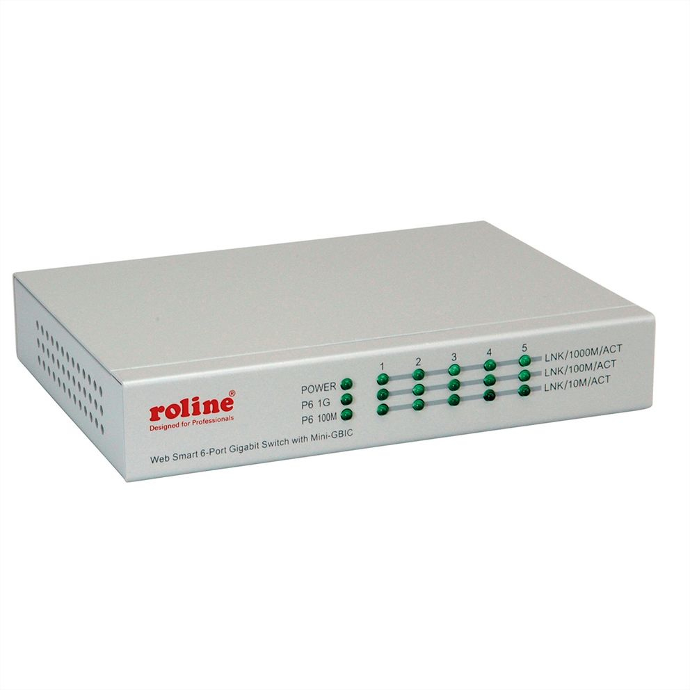 ROLINE 21.14.3523 - Managed - Gigabit Ethernet (10/100/1000) - Vollduplex - Wandmontage