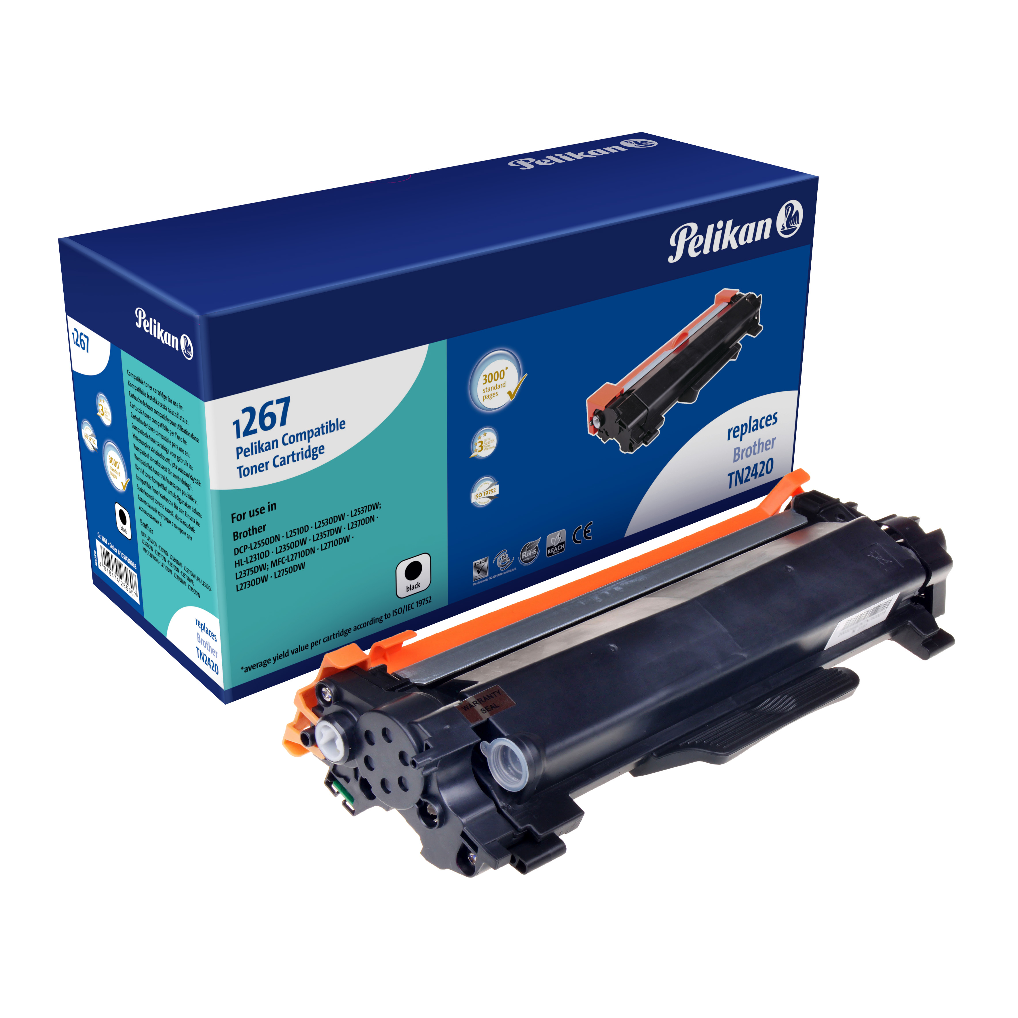 Pelikan 1031430104 toner cartridge 1 pc(s) Compatible Black