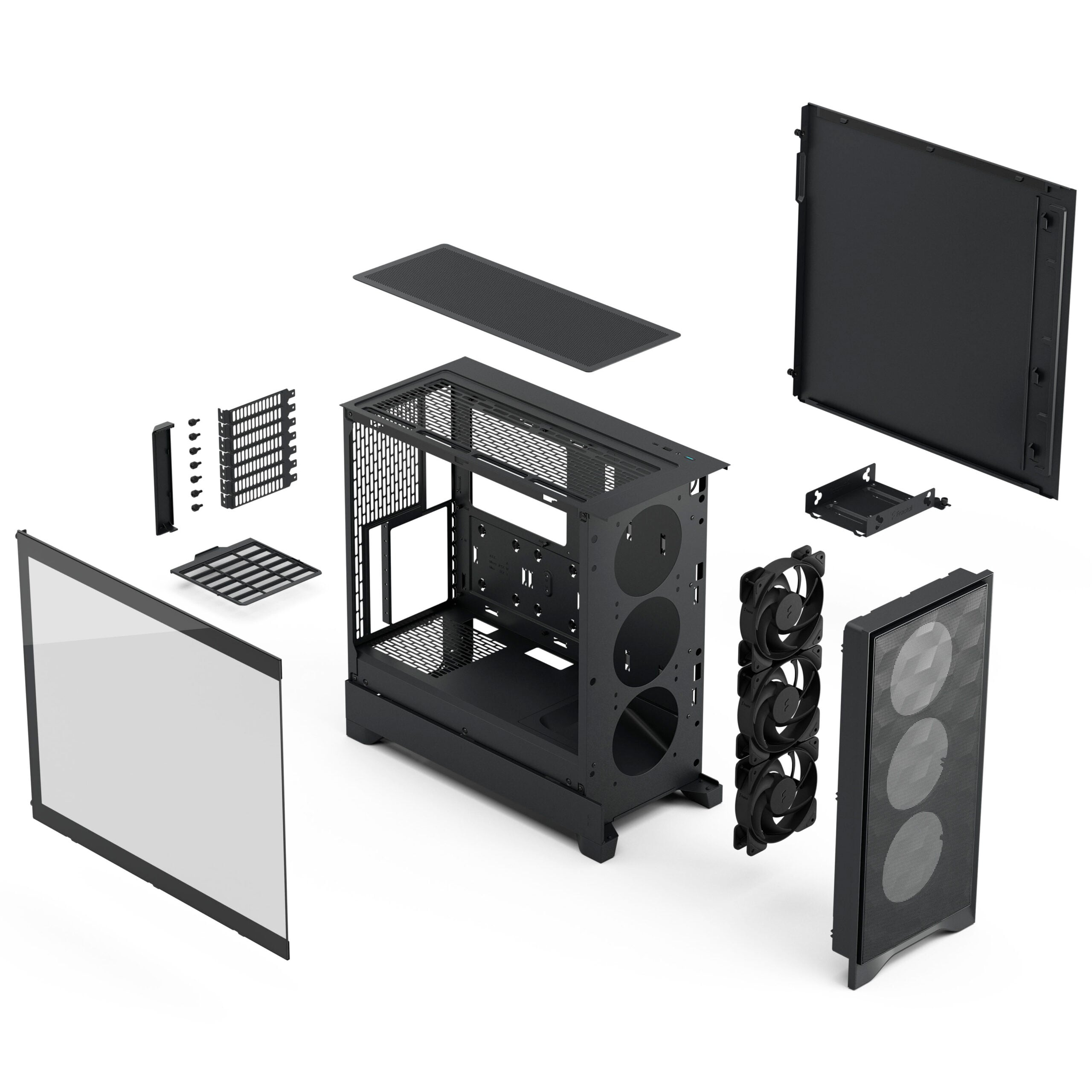 Fractal Design Pop 2 Air TG - Mid tower - ATX - Seitenteil mit Fenster (geh�rtetes Glas)